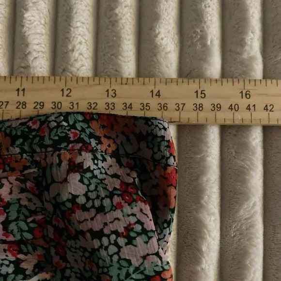 NWT Size Medium BP Floral Skirt Ruched and Layered - Picture 8 of 8